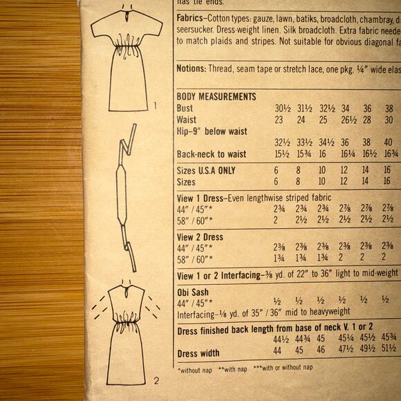 Vintage 1986 Simplicity Womens pattern 8125 Size 10-14 - Picture 5 of 5